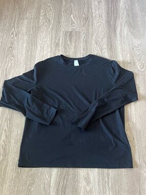ALO Yoga Long Sleeve Crew Neck Shirt - Black